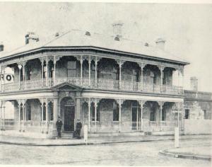 Bank of NSW Singleton , 1884 (Photo Credit R.F. Holder)